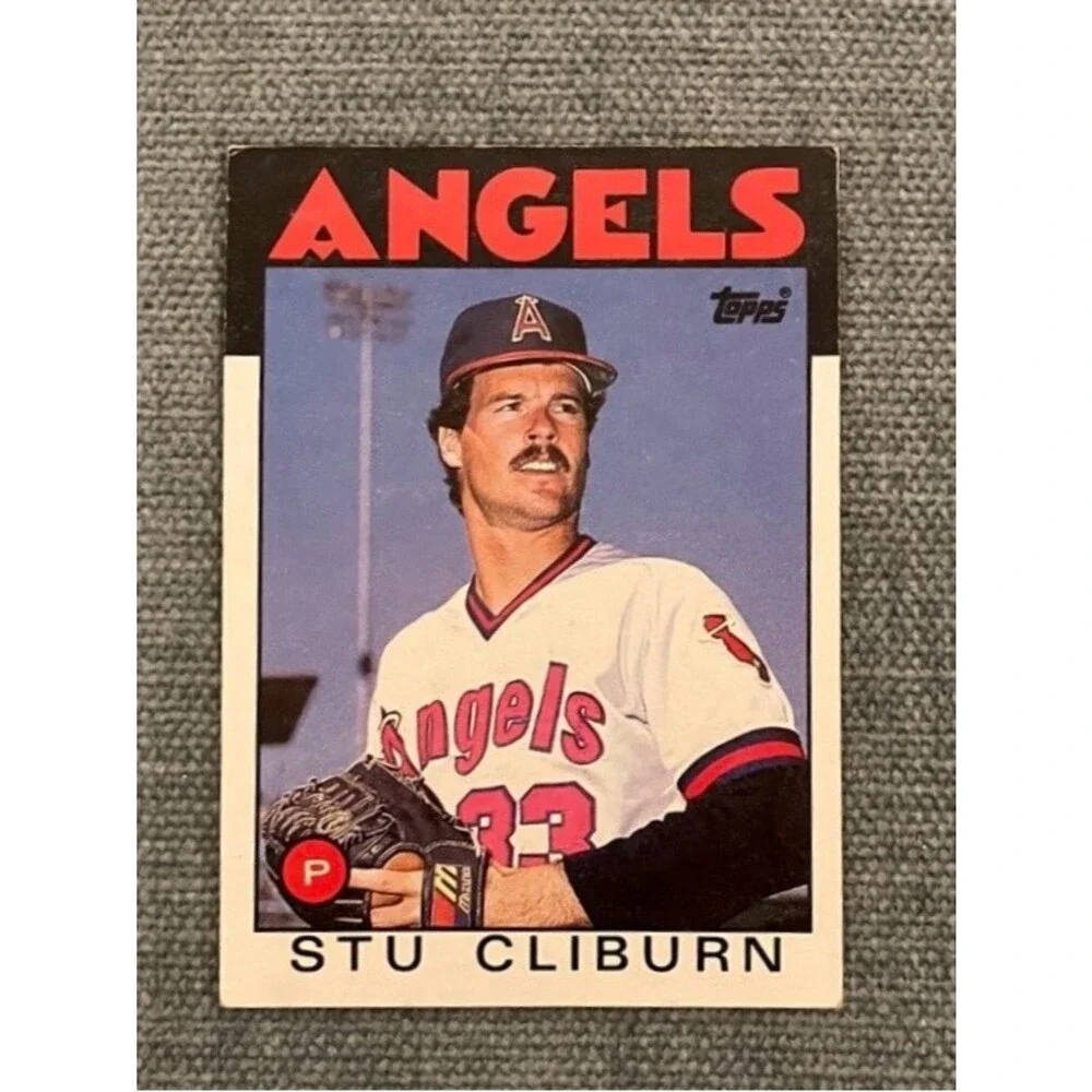 1986 Topps Anaheim Angels Baseball Card Trading Card